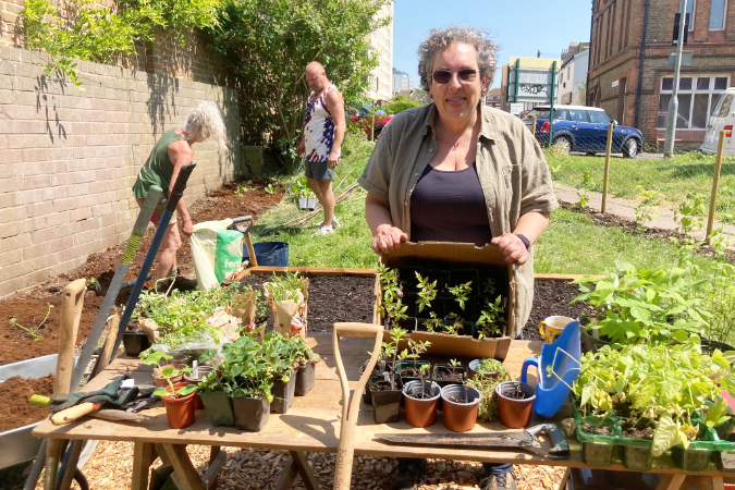 Community Garden at the Fitzherbert Hub.